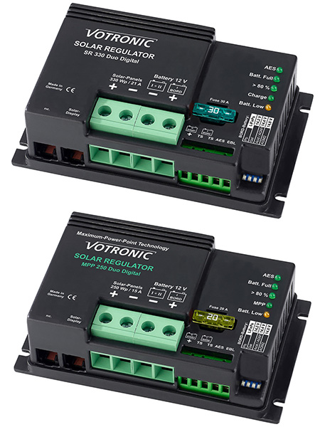 VOTRONIC PWM und MPP Solar Regler